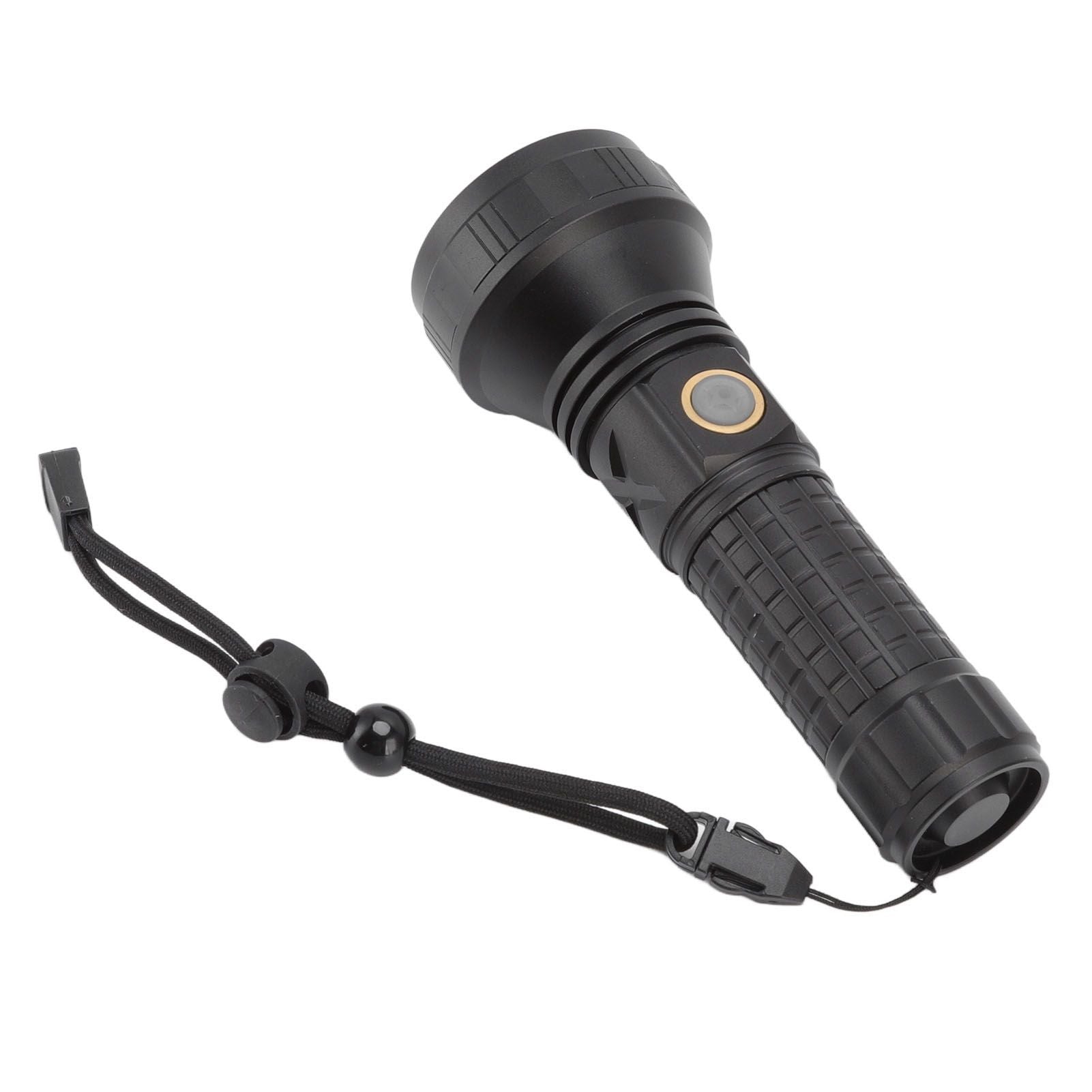 Flashlight Aluminum Alloy 8000lm Three Light Modes Waterproof Flashlight for Household Emergency Camping Hiking Traveling