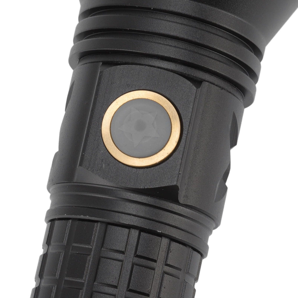 Flashlight Aluminum Alloy 8000lm Three Light Modes Waterproof Flashlight for Household Emergency Camping Hiking Traveling