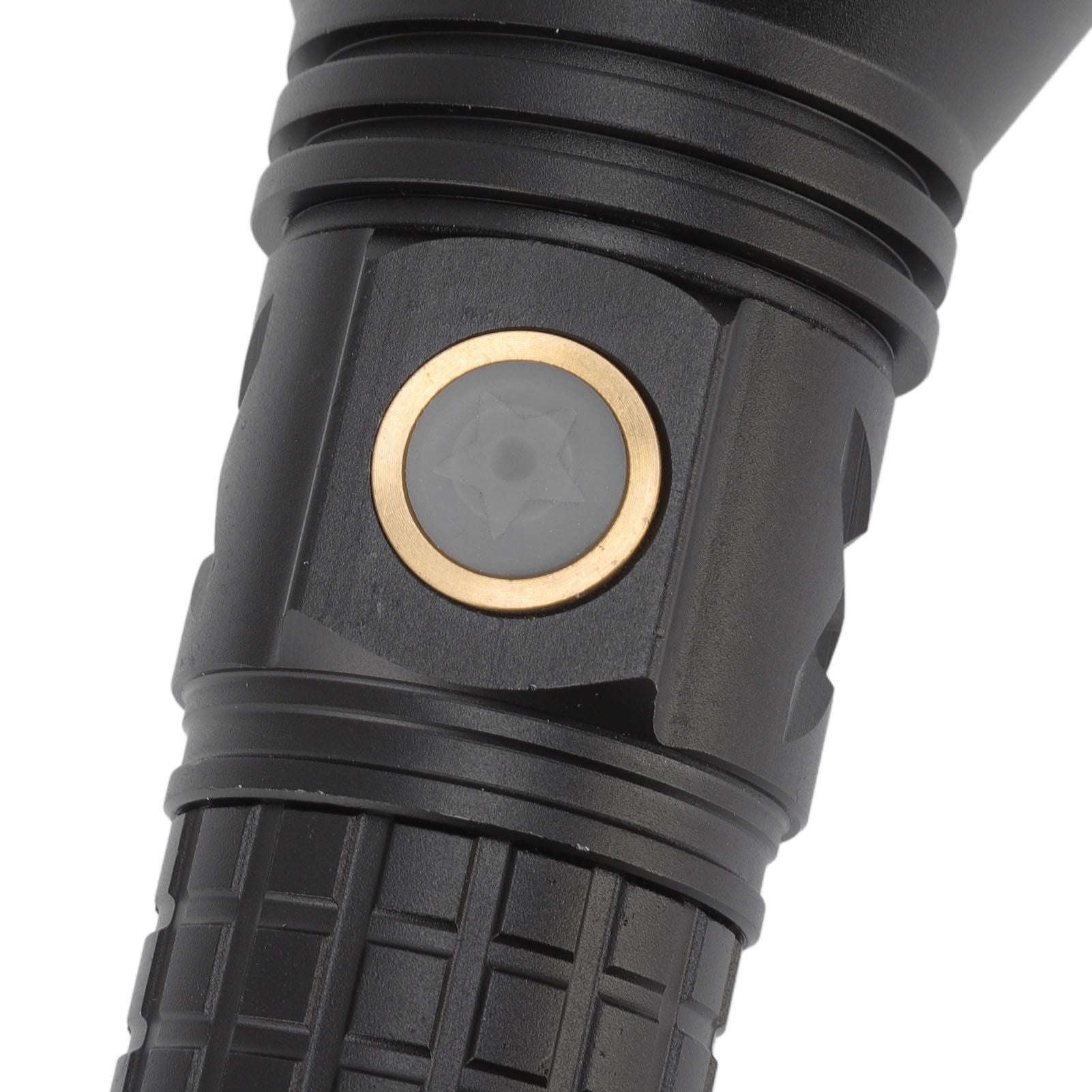 Flashlight Aluminum Alloy 8000lm Three Light Modes Waterproof Flashlight for Household Emergency Camping Hiking Traveling