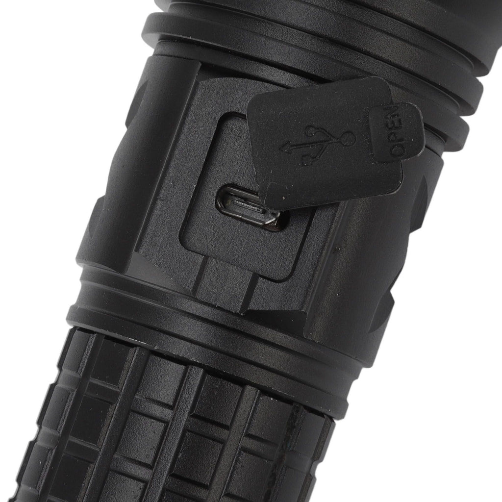 Flashlight Aluminum Alloy 8000lm Three Light Modes Waterproof Flashlight for Household Emergency Camping Hiking Traveling