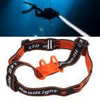 Outdoor Headlamp Elastic Strap Hands Free Headlamp Holder Strap for 22 to 32mm Diameter Flashlight