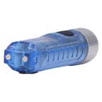Keychain Flashlight 10 Lighting Modes 5LED TYPE C Fast Charging IP65 Waterproof Portable Keychain Light with Magnetic Base Blue