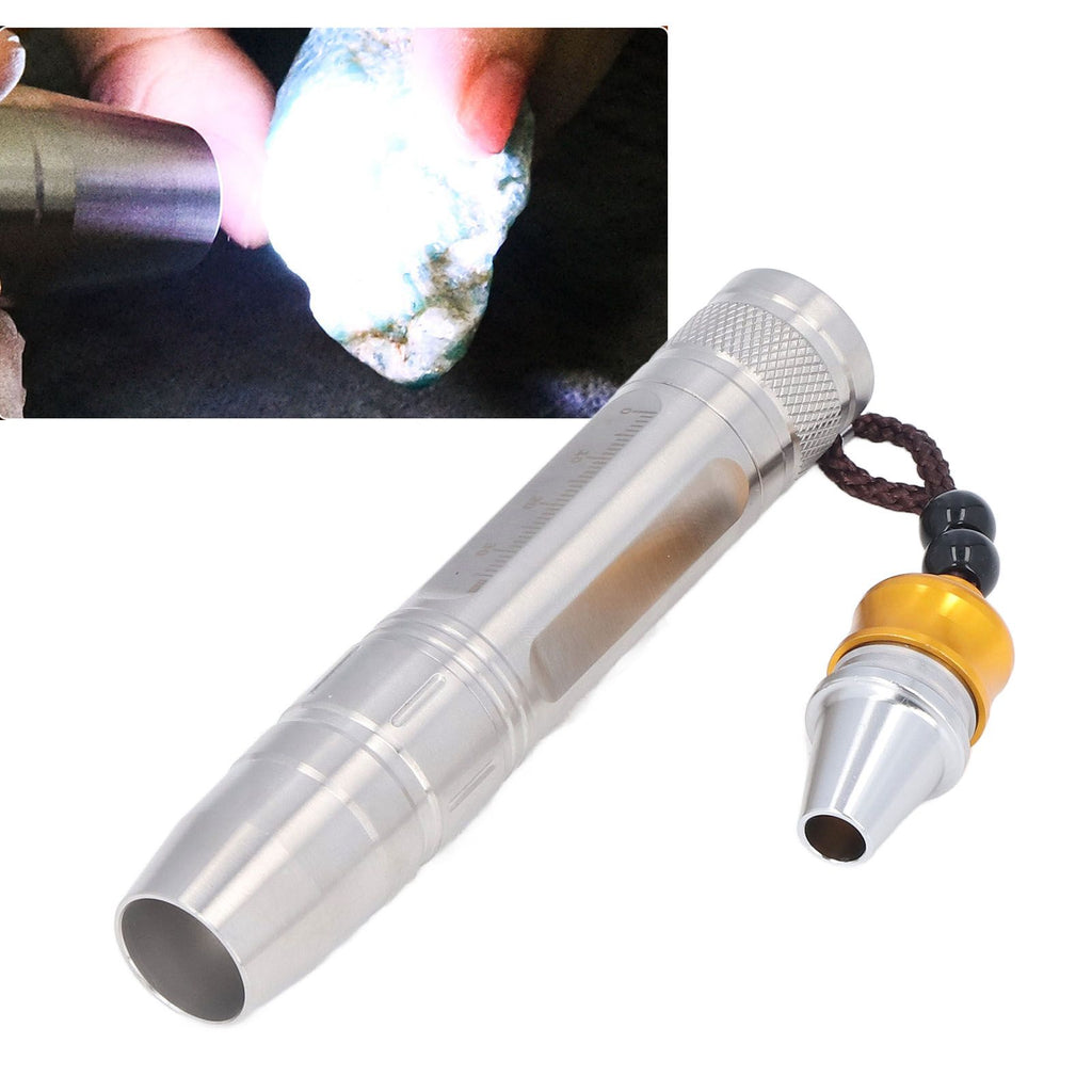 Identification Flashlight 3LED 3 Color Modes High Brightness Pocket Jade Jewelry Light for Currency Antiques