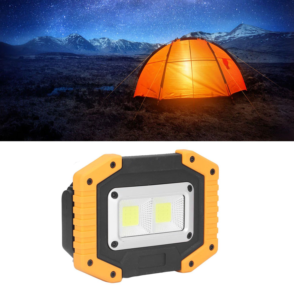 COB Work Light USB Rechargeable IP66 Waterproof Portable Work Light with Rotating Bracket for Car Maintenance Camping