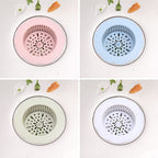 Flower Shape Drain Filter Plastic Sink Lid Sink Hair Strainer for Kitchen Bathroom
