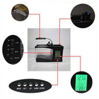 Multifunctional USB Mini Aquarium Fish Tank Aquarium with LED Lamp LCD Display Screen Clock Storage Box Fish Tank Aquarium