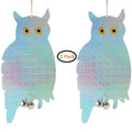 Owl Bird Repellent Control Scare Device Holographic Reflective Fake Owl Scares Bird Repellent Garden Supplies