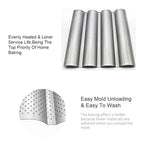 Non Stick Perforated French Bread Pan Bakeware Toast Cooking Bake Mold Home Bread Baking Mold