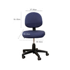 2 Pcs Universal Computer Office Chair Backrest Cover Protective Stretchable Rotating Drafting Chair Slipcover