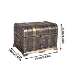 Plastic Pirate Treasure Box Jewelry Storage Box Organizer Makeup Gift Box Candy Box