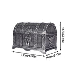 Plastic Pirate Treasure Box Jewelry Storage Box Organizer Makeup Gift Box Candy Box