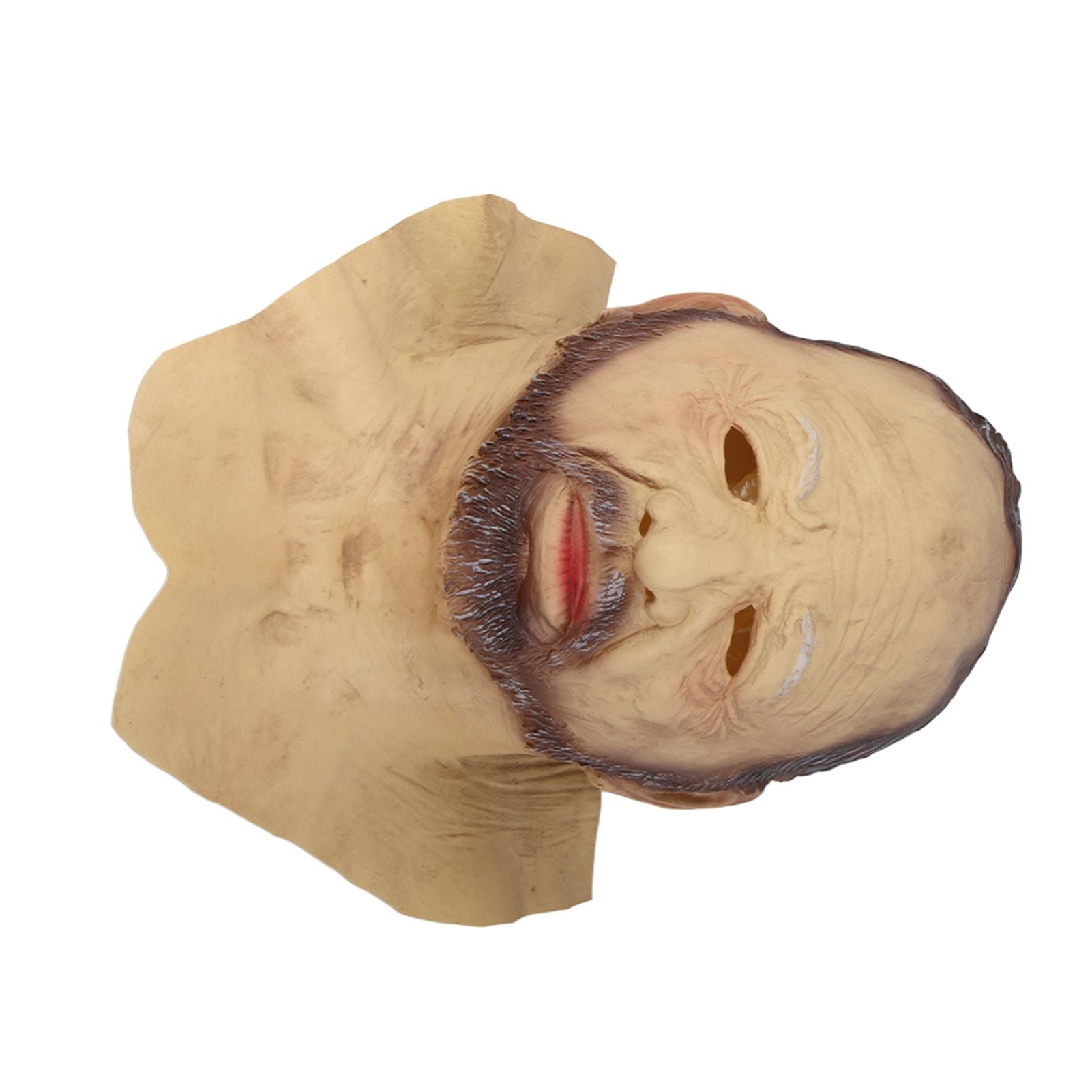 Halloween Latex Old Man Face Cover Halloween Fancy Dress Head for Masquerade Realistic Headgear