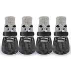 4PCS Pet Socks Anti Slip Waterproof Paw Protector Outdoor Sports Socks Shoes Boots Dogs Protective Paw Rain Snow Shoes