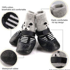 4PCS Pet Socks Anti Slip Waterproof Paw Protector Outdoor Sports Socks Shoes Boots Dogs Protective Paw Rain Snow Shoes