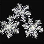 Christmas Snowflake Ornaments Christmas Tree Decorative Hanging Ornament Home Festival Decor