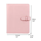 Retro Photo Album 128 Photos Pocket Album PU Cover Picture Album Photo Album Birthday Wedding Gift