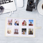 Retro Photo Album 128 Photos Pocket Album PU Cover Picture Album Photo Album Birthday Wedding Gift