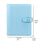 Retro Photo Album 128 Photos Pocket Album PU Cover Picture Album Photo Album Birthday Wedding Gift