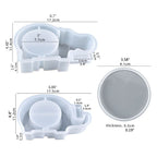 Silicone Mold for Money Boxes DIY Handmade Piggy Bank Silicone Resin Mold Coin Storage Box Silicone Epoxy Resin Casting Mold