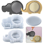 Silicone Mold for Money Boxes DIY Handmade Piggy Bank Silicone Resin Mold Coin Storage Box Silicone Epoxy Resin Casting Mold