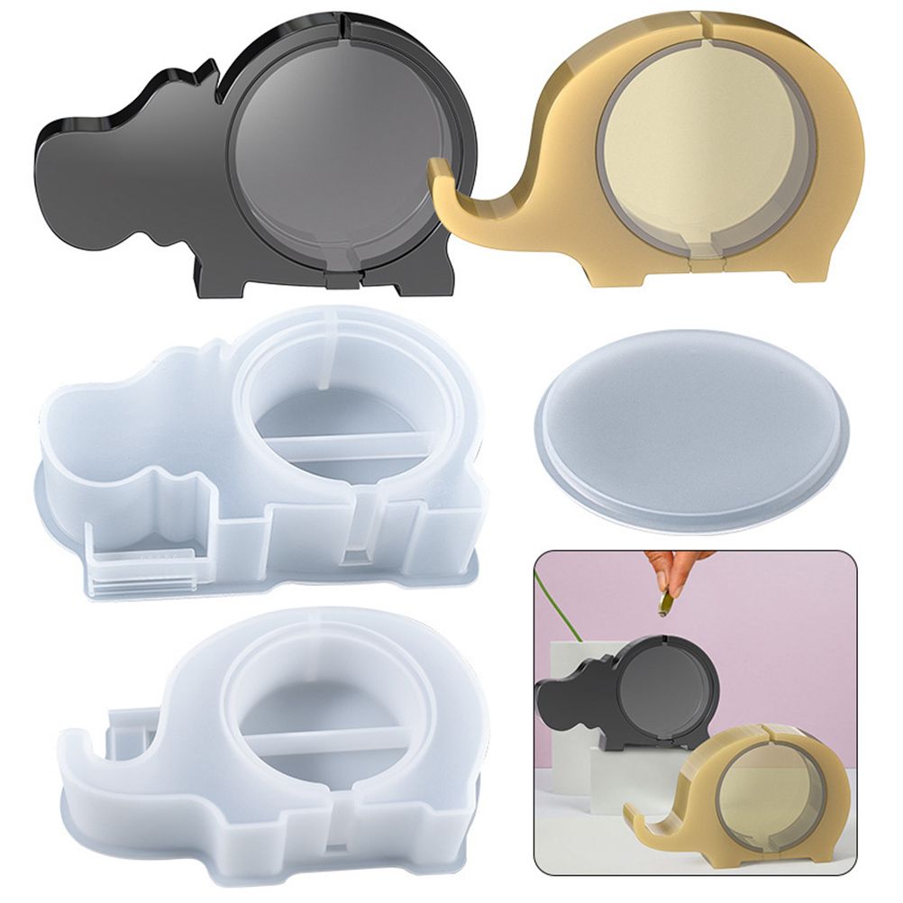 Silicone Mold for Money Boxes DIY Handmade Piggy Bank Silicone Resin Mold Coin Storage Box Silicone Epoxy Resin Casting Mold