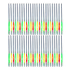 50Pcs 2 in 1 Glowing Straws Sticks Glowing in the Dark Straws for Concerts Party Favors Weddings Kids Birthdays