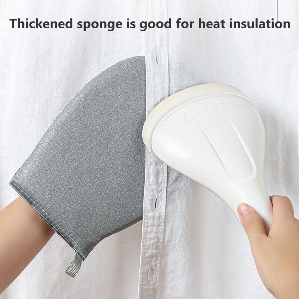 Garment Ironing Glove Protective Anti Steam Mitt with Finger Loop Heat Resistant Clothes Gloves