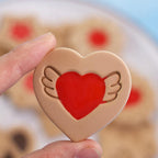 8Pcs 3D Biscuit Cutters Cartoon Dinosaur Fruit Vegetable Birthday Biscuit Mould Baking Mould Hand Press Biscuit Stamp