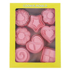 8Pcs 3D Biscuit Cutters Cartoon Dinosaur Fruit Vegetable Birthday Biscuit Mould Baking Mould Hand Press Biscuit Stamp