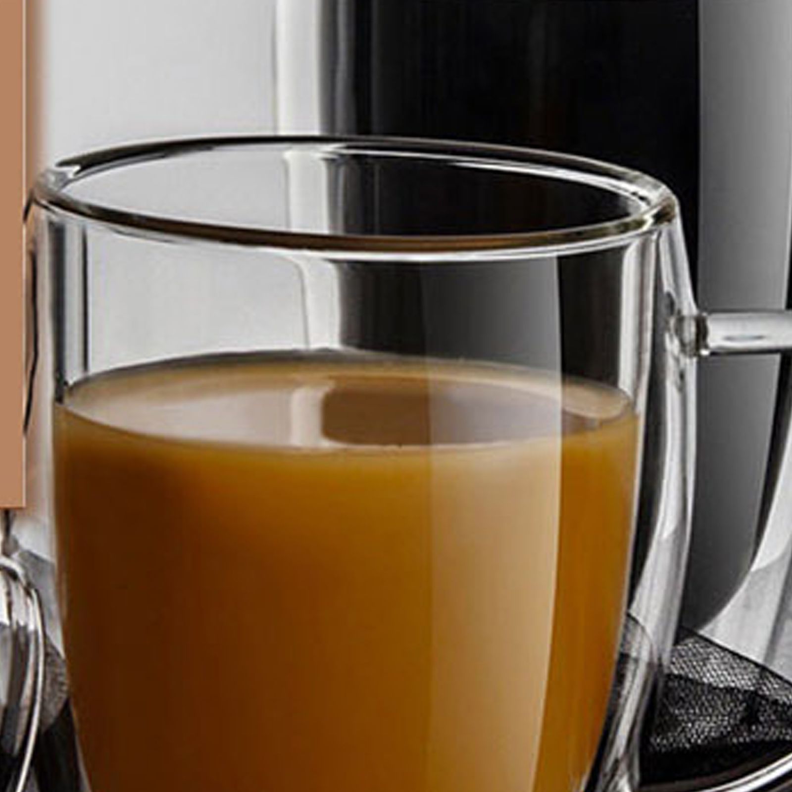 Transparent Double Wall Cup with Lid Thickened Coffee Cup Double Milk Cup