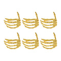Wine Tableware Halloween Napkin Buckle Ghost Hand Napkin Ring Alloy Napkin Ring Gold