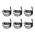 Wine Tableware Halloween Napkin Buckle Ghost Hand Napkin Ring Alloy Napkin Ring Black