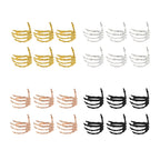 Wine Tableware Halloween Napkin Buckle Ghost Hand Napkin Ring Alloy Napkin Ring Black