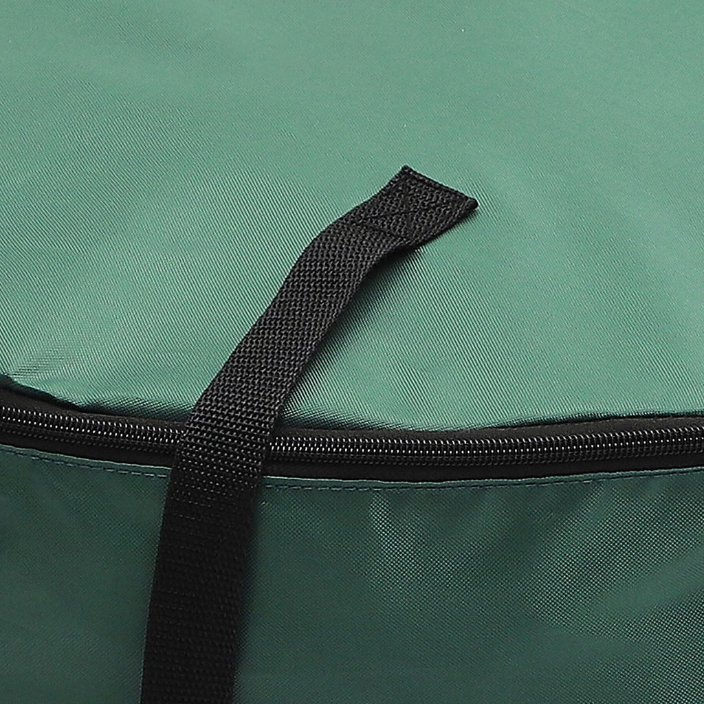 Storage Bag Durable Nylon Waterproof Tearproof Lightweight Portable Dual Zippers Christmas Wreath Storage Bag