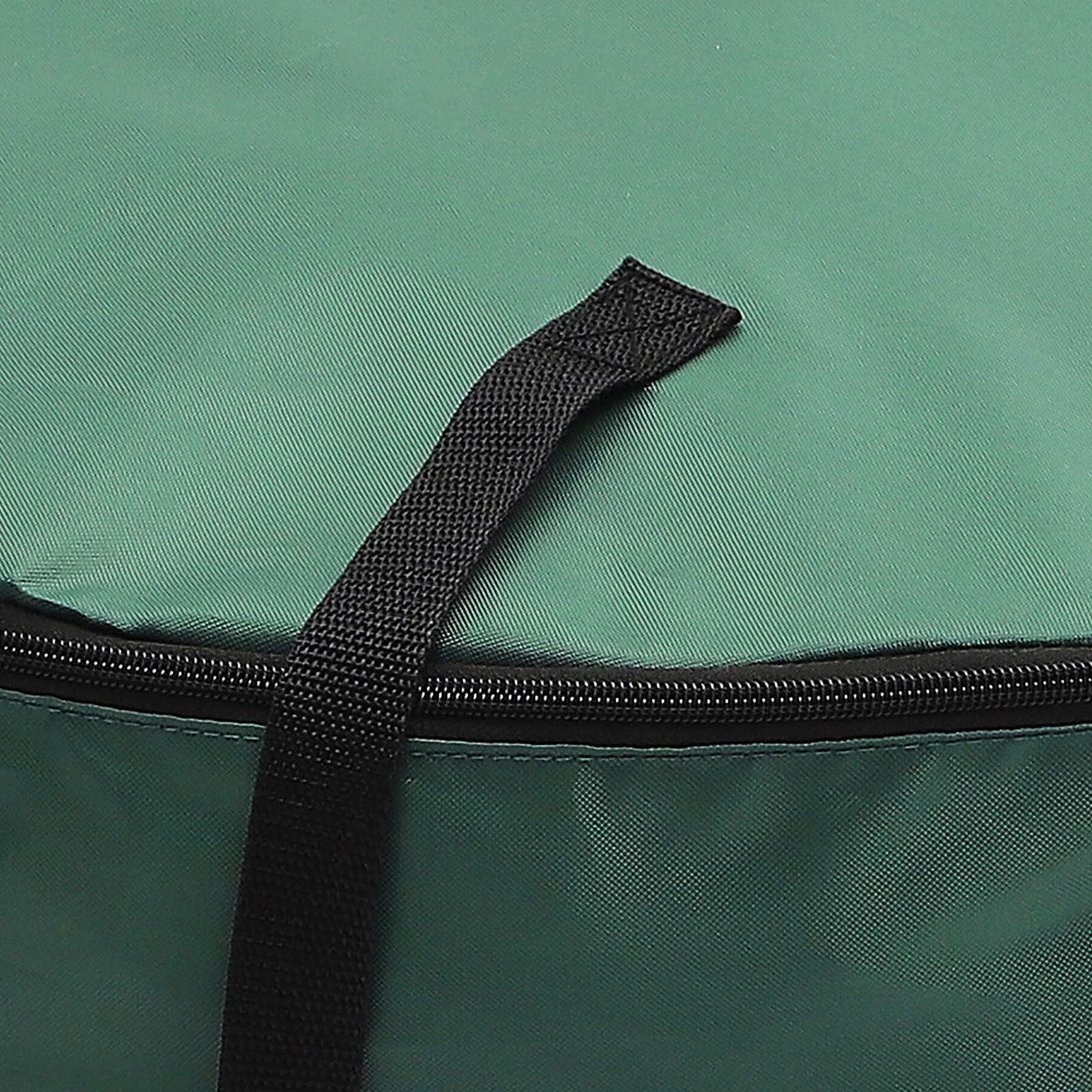 Storage Bag Durable Nylon Waterproof Tearproof Lightweight Portable Dual Zippers Christmas Wreath Storage Bag