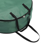 Storage Bag Durable Nylon Waterproof Tearproof Lightweight Portable Dual Zippers Christmas Wreath Storage Bag