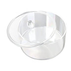 Acrylic Belt Organizer 2 Tiers Transparent 5.5in Diameter Strong Light Belt Display Case
