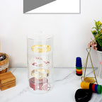 Acrylic Belt Organizer 2 Tiers Transparent 5.5in Diameter Strong Light Belt Display Case
