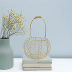 Metal Wire Lantern Basket Wedding Gift Basket Wedding Candy Box