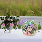 Metal Wire Lantern Basket Wedding Gift Basket Wedding Candy Box