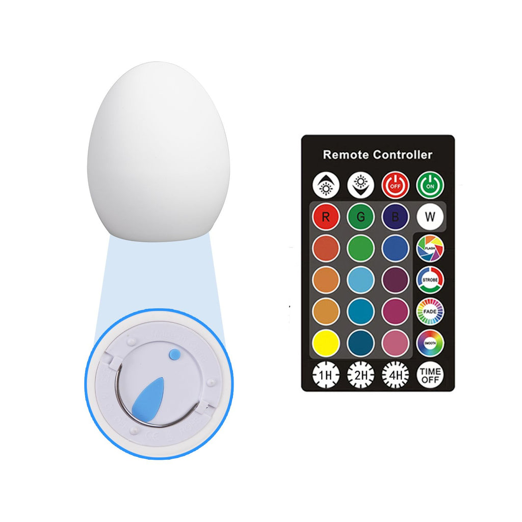 LED Egg Lamp Sturdy Waterproof Easy to Use Remote Control LED Light for Home Party