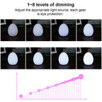 LED Egg Lamp Sturdy Waterproof Easy to Use Remote Control LED Light for Home Party