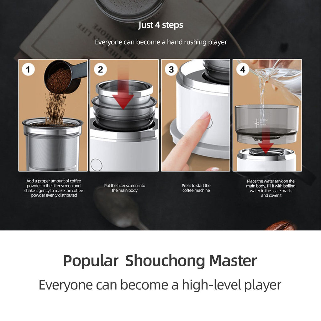 Mini Coffee Machine Outdoor Travel Camping Portable Manual Drip Coffee Maker