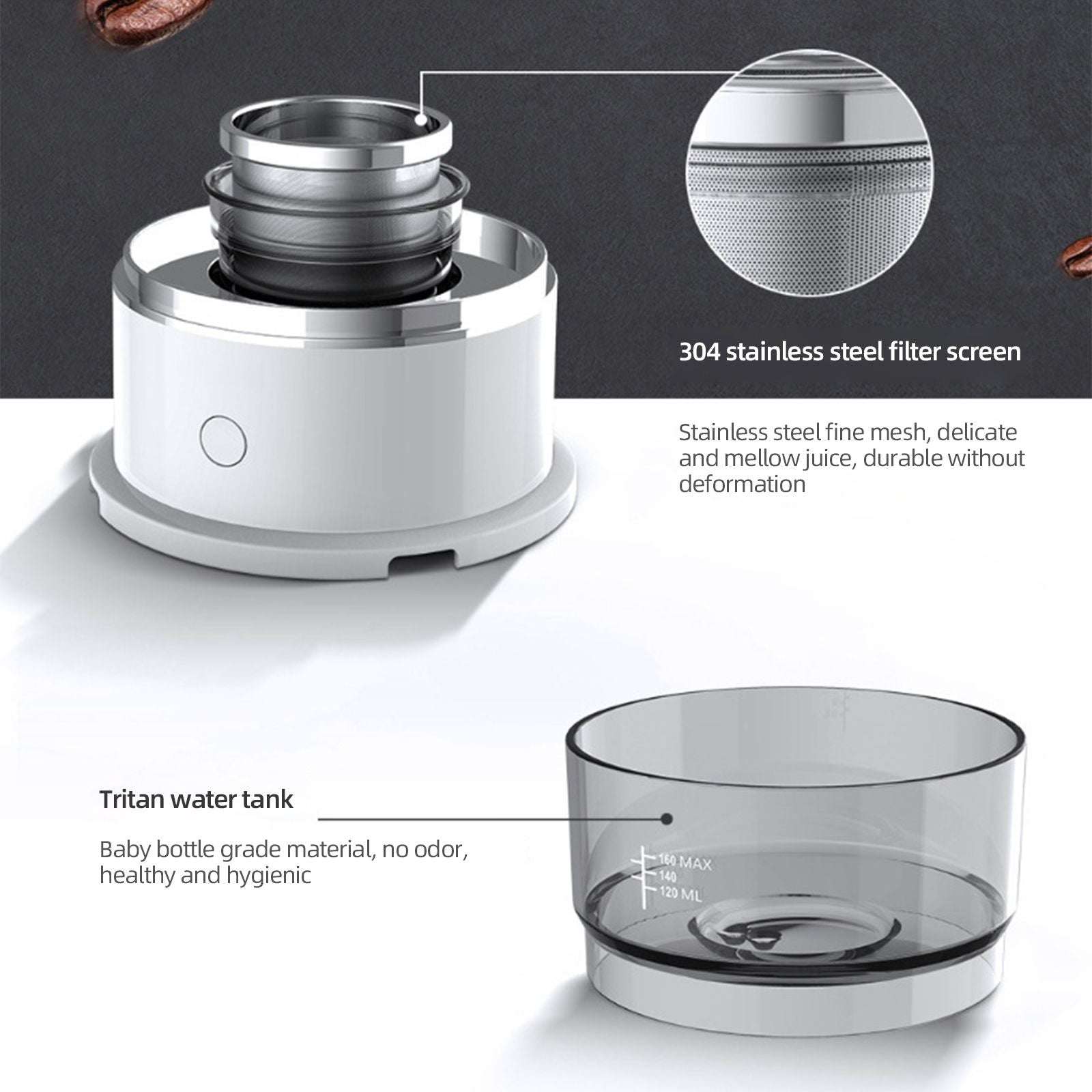Mini Coffee Machine Outdoor Travel Camping Portable Manual Drip Coffee Maker