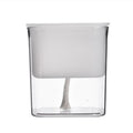 Water Absorption Planter Indoor Self Absorbed Watering Pot Flower Container for Office Home Semitransparent