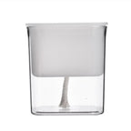 Water Absorption Planter Indoor Self Absorbed Watering Pot Flower Container for Office Home Semitransparent