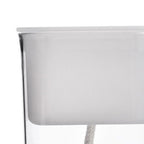 Water Absorption Planter Indoor Self Absorbed Watering Pot Flower Container for Office Home Semitransparent