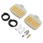 Chainsaw Air Filter Kit Professional Chainsaw Air Filter Spark Plug Set for Husqvarna 362 365 371 372 372XP Chainsaws