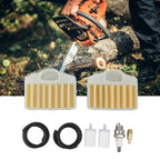 Chainsaw Air Filter Kit Professional Chainsaw Air Filter Spark Plug Set for Husqvarna 362 365 371 372 372XP Chainsaws