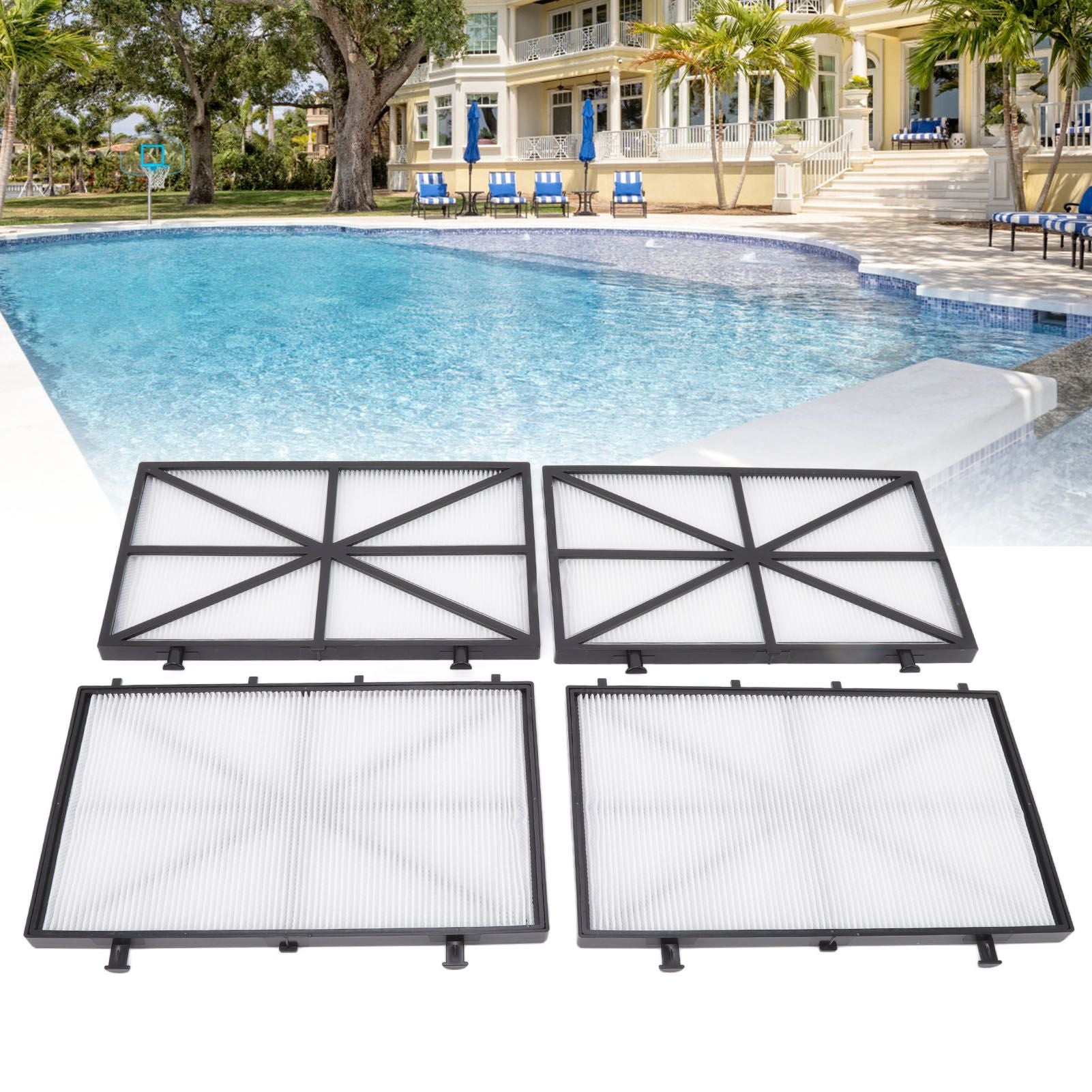 4Pcs Ultra Fine Cartridge Filter Panels Replacement Robotic Pool Cleaner Filter Cartridges for M400 M500 CC Plus Part Number 9991432 R4
